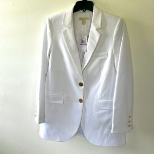 Michael Michael Kors elongated jacket blazer in White Women's 6 NWT never worn